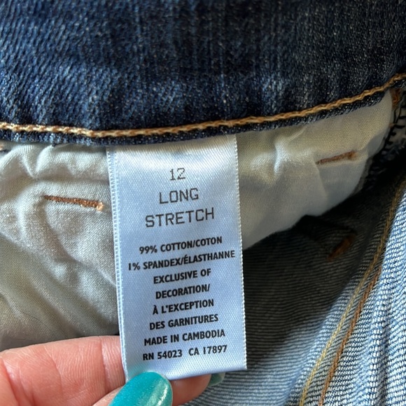 Old Navy Stretch Jeans 12 Long - Picture 5 of 5